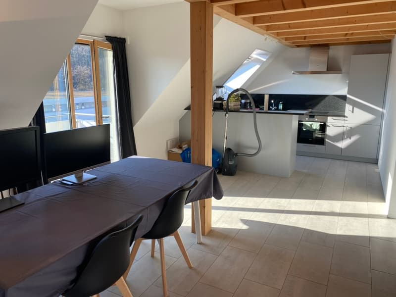 Charmante 2.5-Zimmer-Dachwohnung (Maisonette) (3)