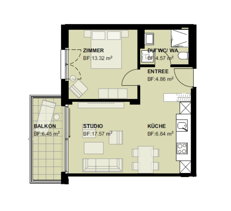 Grundriss Whg. 5.2