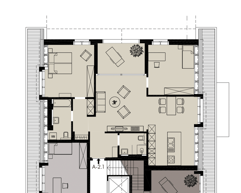 ländlich mit Stadtanschluss leben - moderne 3.5-Zimmerwohnung im 2. OG (9)