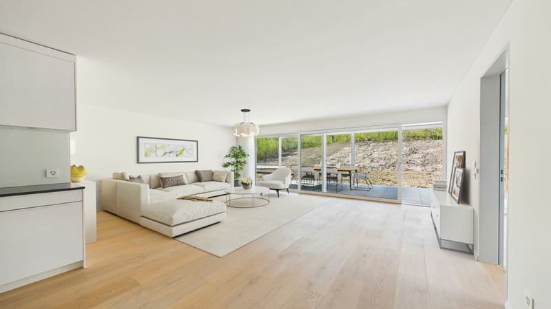 Garden apartment with spacious outdoor area - modern living in like-new quality (3)