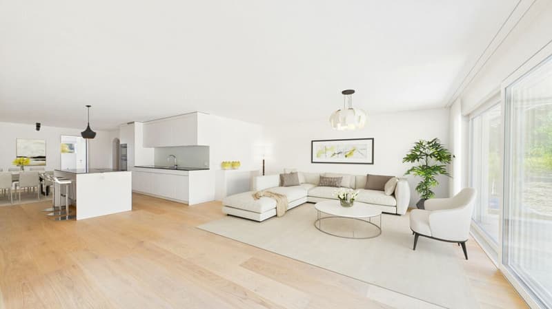 Garden apartment with spacious outdoor area - modern living in like-new quality (1)