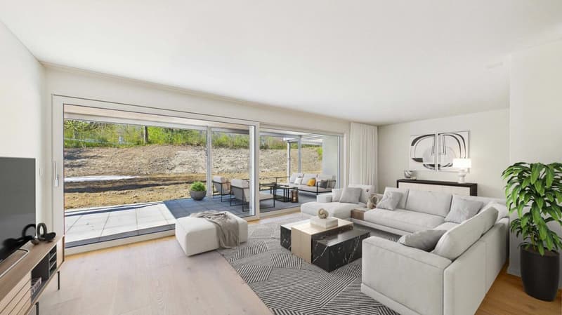 Living with your own garden - stylish ground floor apartment with plenty of space and privacy (3)
