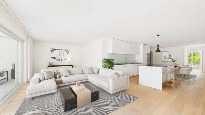 Living with your own garden - stylish ground floor apartment with plenty of space and privacy (4)