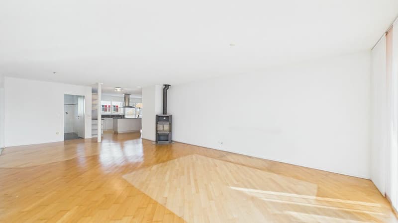 Appartement lumineux 4.5 pièces avec vue imprenable sur les montagnes et la nature (3)