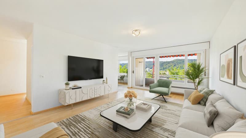 Bright 4-room apartment in a central location in Wettingen (2)