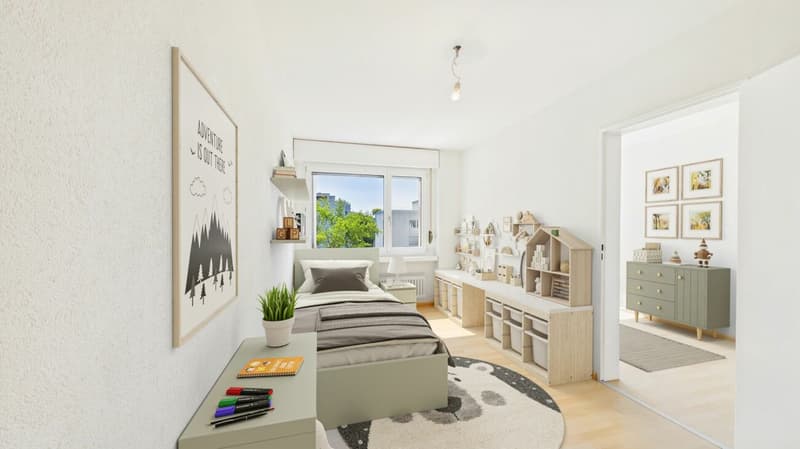 Bright 4-room apartment in a central location in Wettingen (10)
