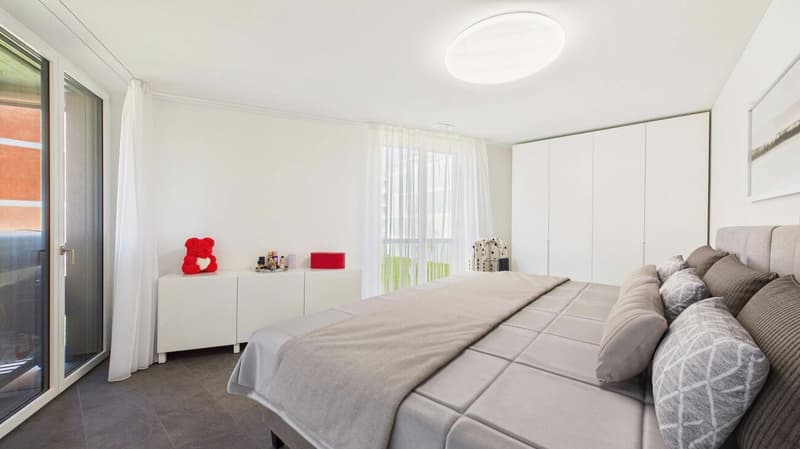 Habitation familiale moderne en norme Minergie-P - appartement de 4,5 pièces neuf (4)