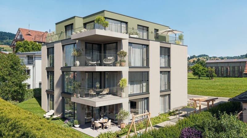 Modernes Wohnen mit viel Raum und sonnigem Balkon (2)