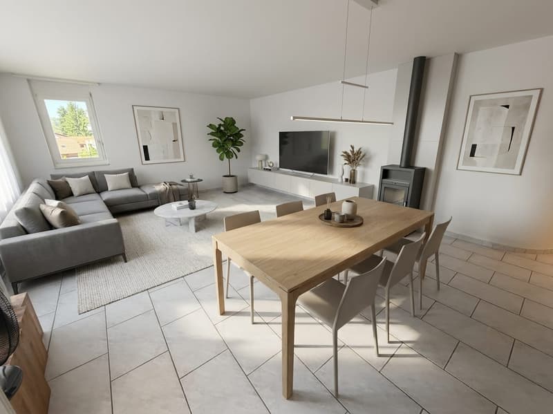 4-Zimmer-Wohnung mit Balkon & Garage in Unterkulm kaufen (3)