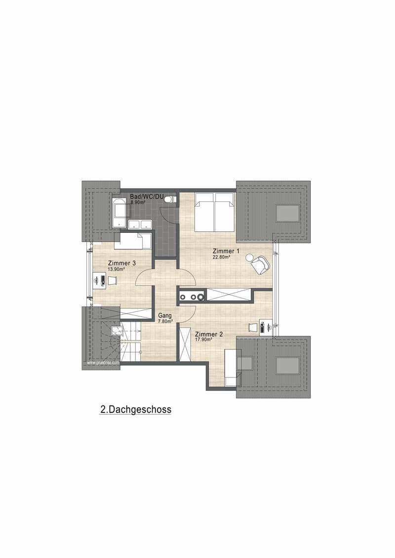 Ein Zuhause über den Dächern - grosszügige Duplex-Wohnung mit Weitsicht (5)