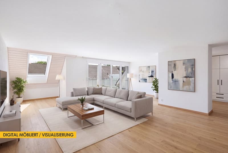 Ein Zuhause über den Dächern - grosszügige Duplex-Wohnung mit Weitsicht (2)