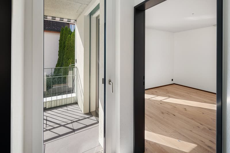 Neubau: Grosse, stilvolle 4.5-Zimmer-Wohnung mit Balkon und Loggia (9)