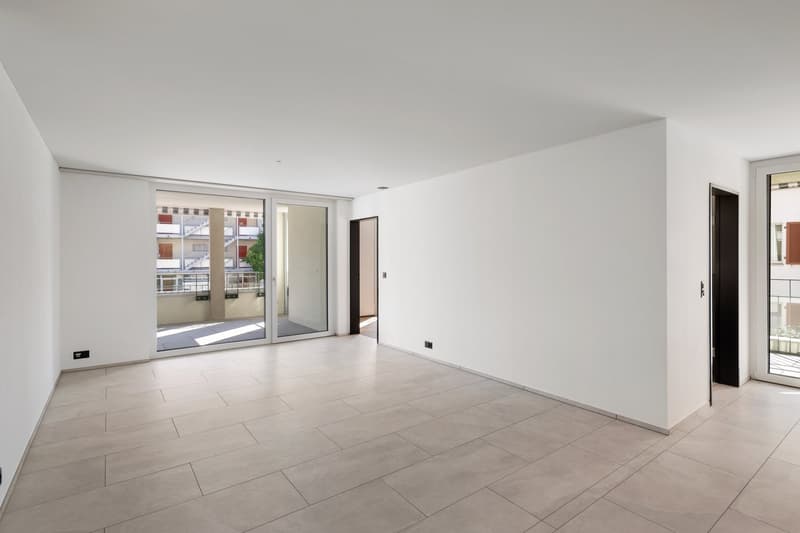 Neubau: Grosse, stilvolle 4.5-Zimmer-Wohnung mit Balkon und Loggia (6)