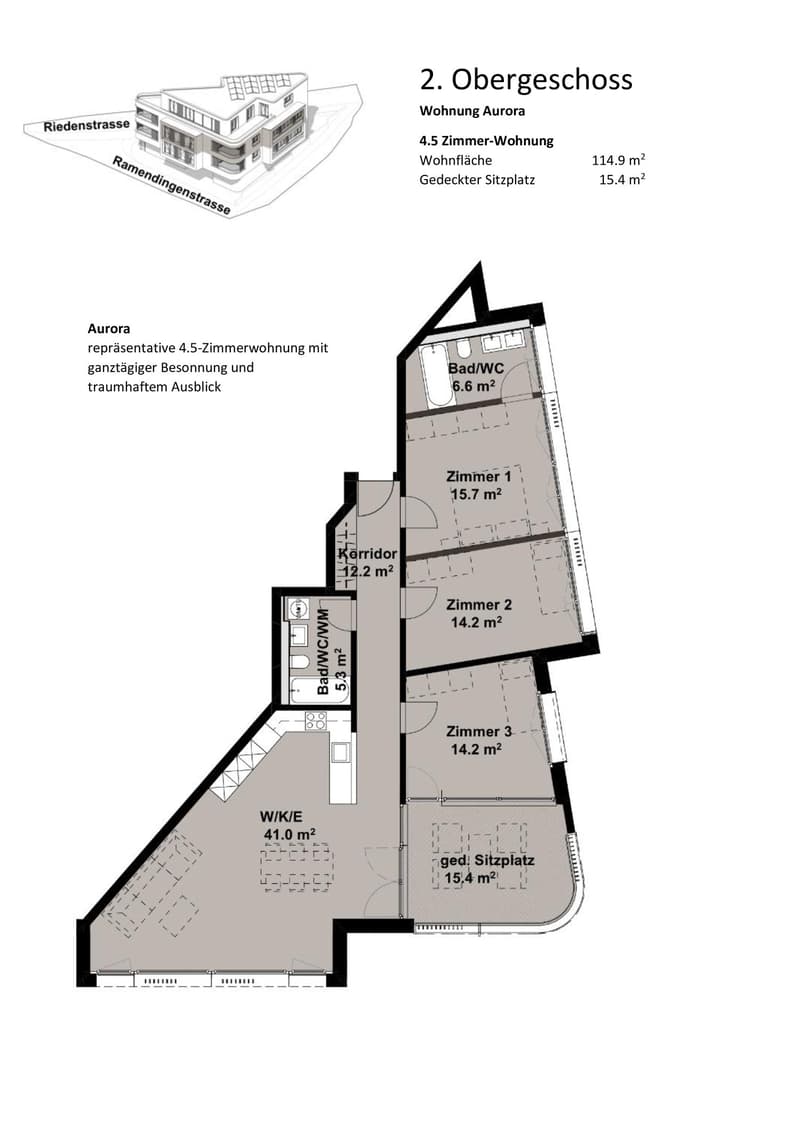 Baustart erfolgt! Neubauprojekt Triangulum Gommiswald 4.5 Zimmer Wohnung (6)