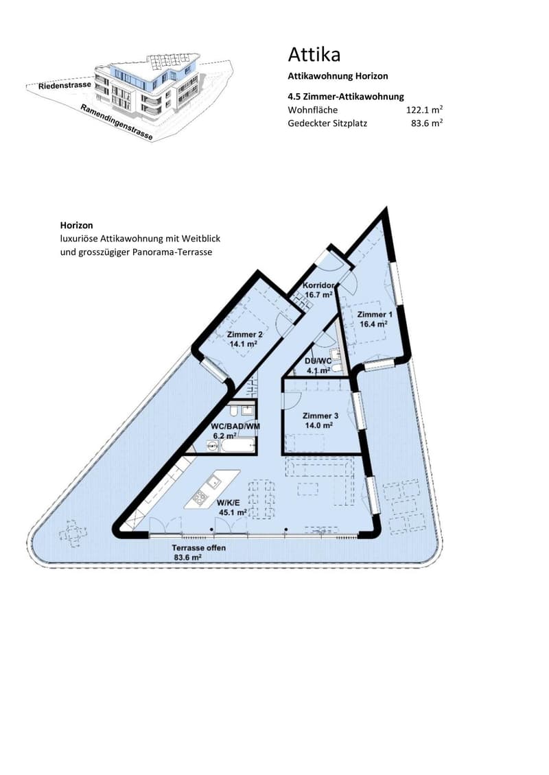 Baustart erfolgt! Neubauprojekt Triangulum Gommiswald Attikawohnung (4)