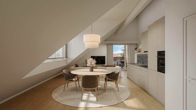 2.5-Room Maisonette Apartment on the Top Floor No. 502 (2)