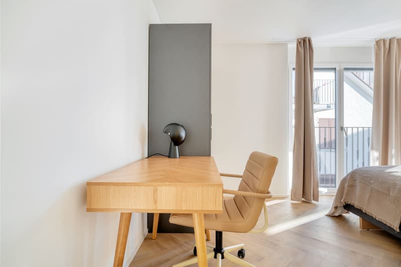 Stunning Wiedikon 3.5-room apartment with basement and W/T, close to S-Bahn Markt, via Blueground (13)