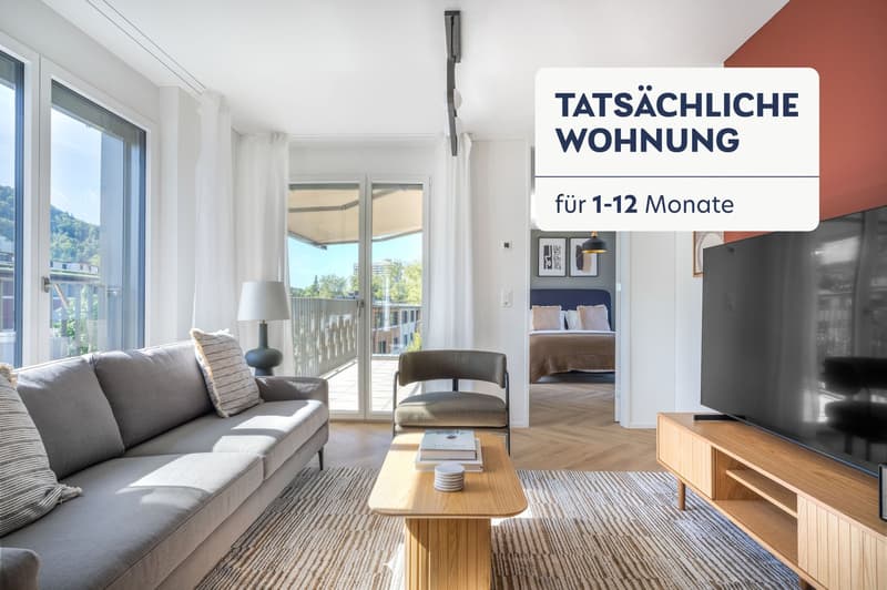 Quiet Wiedikon 2.5 rooms with basement and W/T, close to S-Bahn Markt, via Blueground (1)