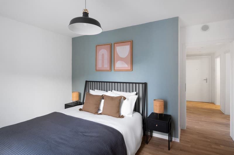 3.5 rooms in Oerlikon, close to the station, fully furnished, flexible immediate booking (15)