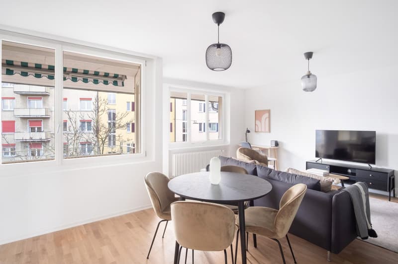 3.5 rooms in Oerlikon, close to the station, fully furnished, flexible immediate booking (6)