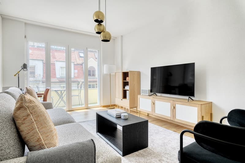 Airy Wiedikon, 2.5 rooms & cellar, W/T, 2 minutes to tram (3)
