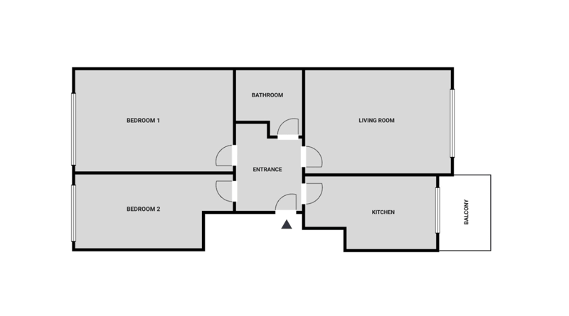 Schöne St. Johann, 3 Zimmer, mit Waschmaschine, by Blueground (18)