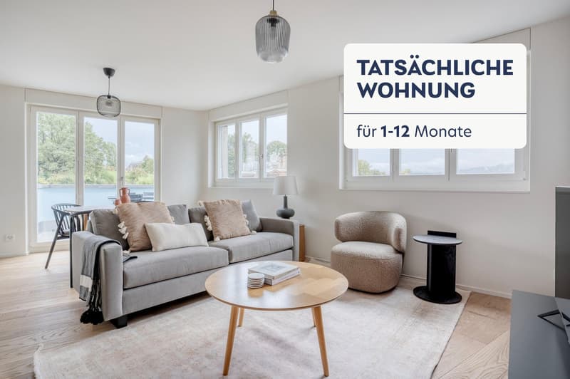 Exklusive Enge 3.5 Zimmer mit W/T, nah zum Markt über Blueground (1)