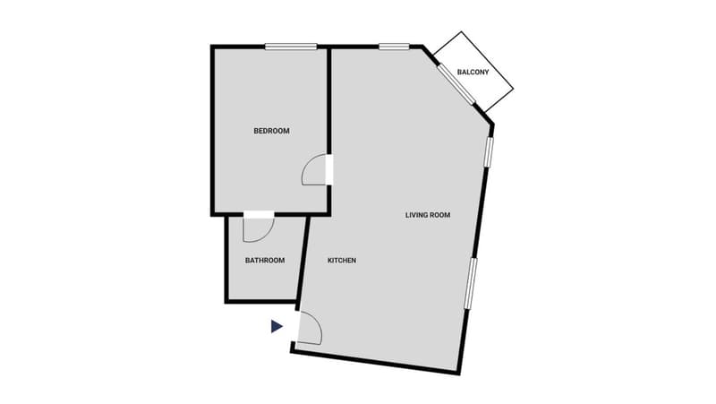 Modern 2.5 rooms, basement, W/T, 1 minute to market, via Blueground (15)