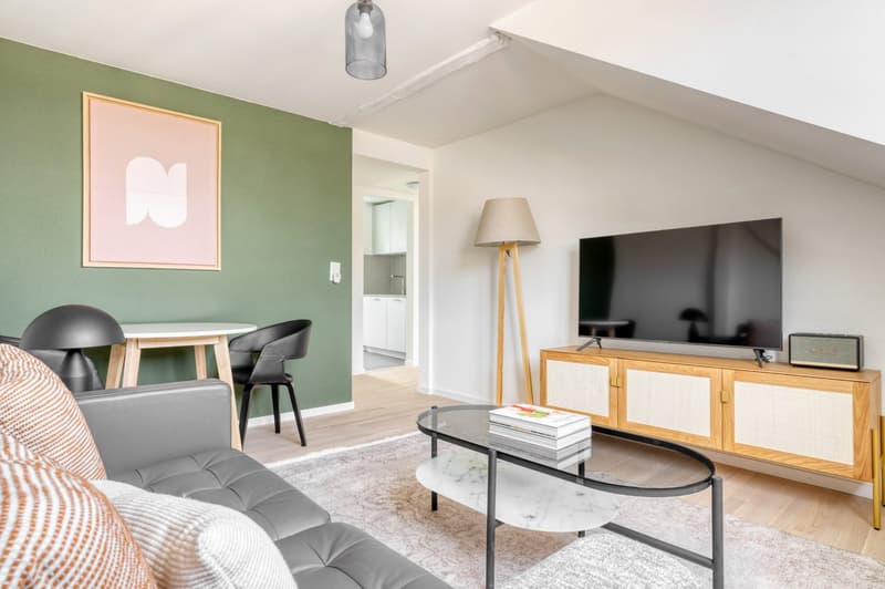 2.5 rooms in Weinegg, 10 minutes from Seefeld, fully furnished, flexible rental period (3)
