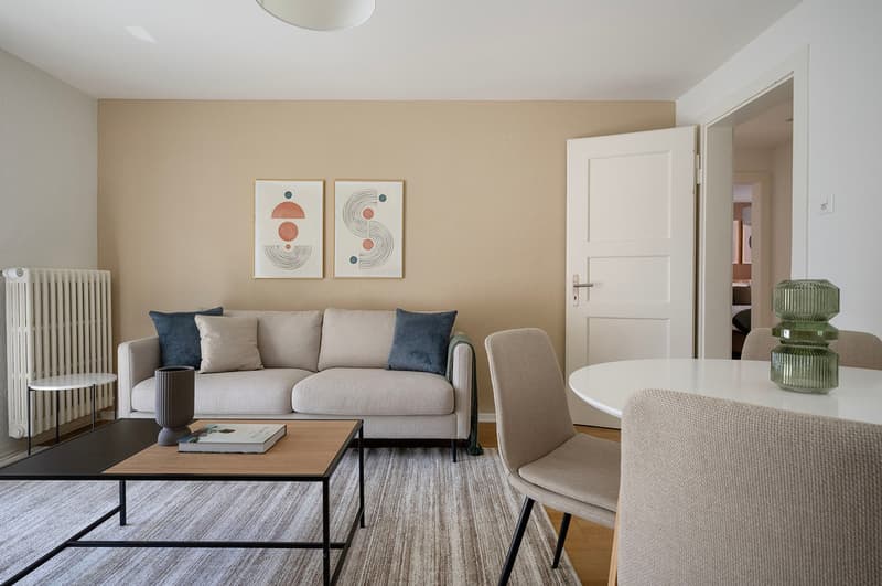 Lusso Wiedikon 3,5 locali con W/T, vicino al mercato, by Blueground (2)