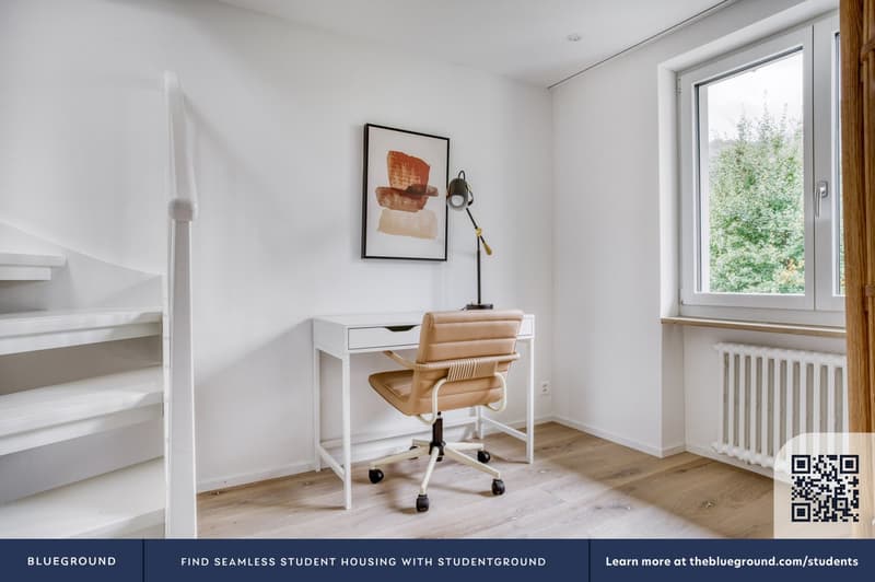 Ideal Wiedikon 4.5 rooms + W/T, + storage, 6 minutes to market, via Blueground (5)