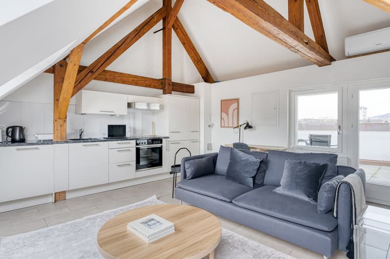 Fantastic Altstetten, 2.5 rooms with W/T, near market, via Blueground (2)