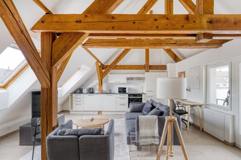 Fantastic Altstetten, 2.5 rooms with W/T, near market, via Blueground (3)