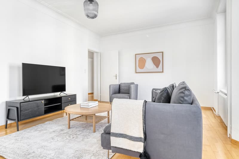 Charming Langstrasse 3.5 rooms + storage, 5 minutes to tram (3)
