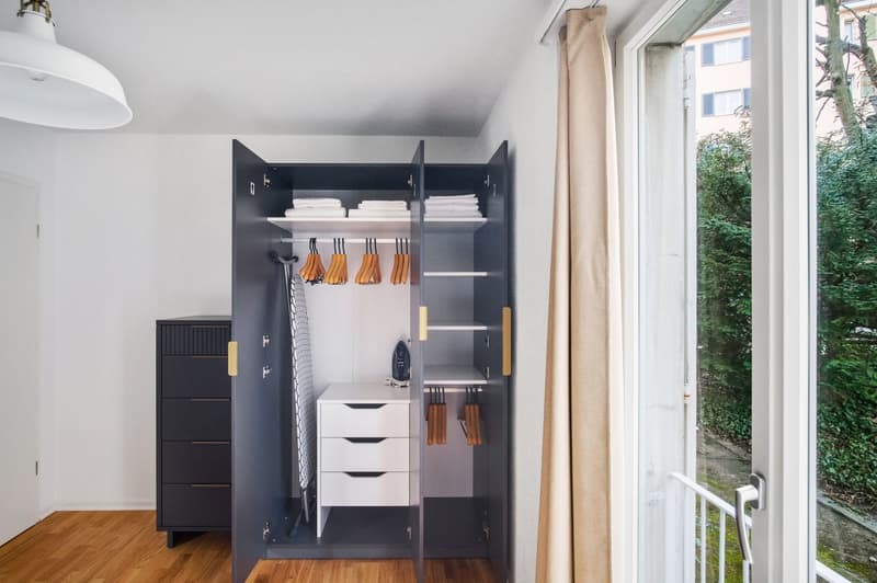 2.5 rooms in Oerlikon, close to the train station, fully furnished, flexible rental period, instant booking (10)