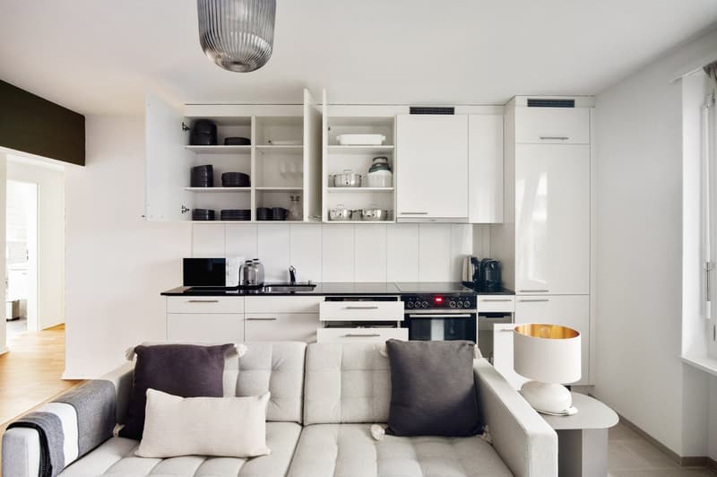 2.5 rooms in Oerlikon, close to the train station, fully furnished, flexible rental period, instant booking (6)