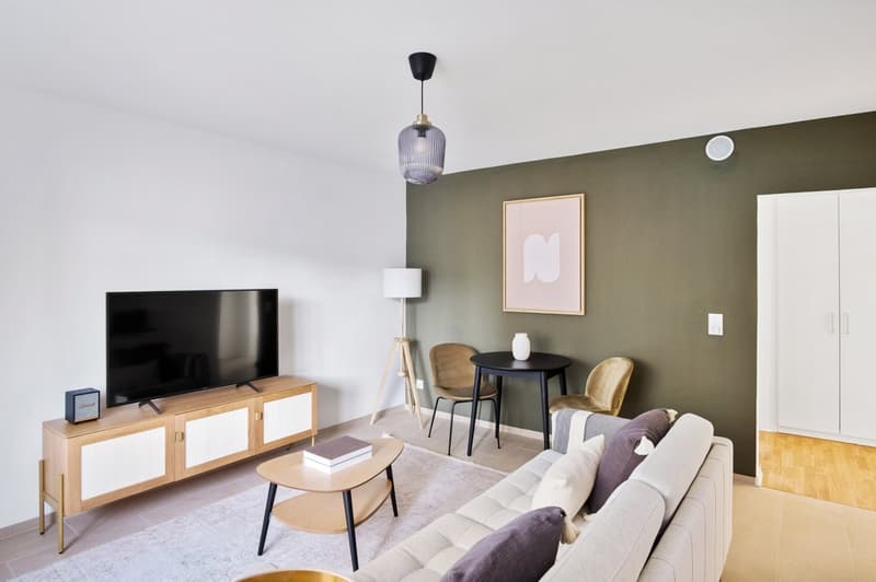 2.5 rooms in Oerlikon, close to the train station, fully furnished, flexible rental period, instant booking (2)