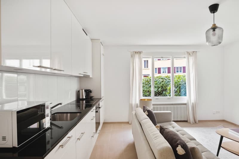 2.5 rooms in Oerlikon, close to the train station, fully furnished, flexible rental period, instant booking (5)