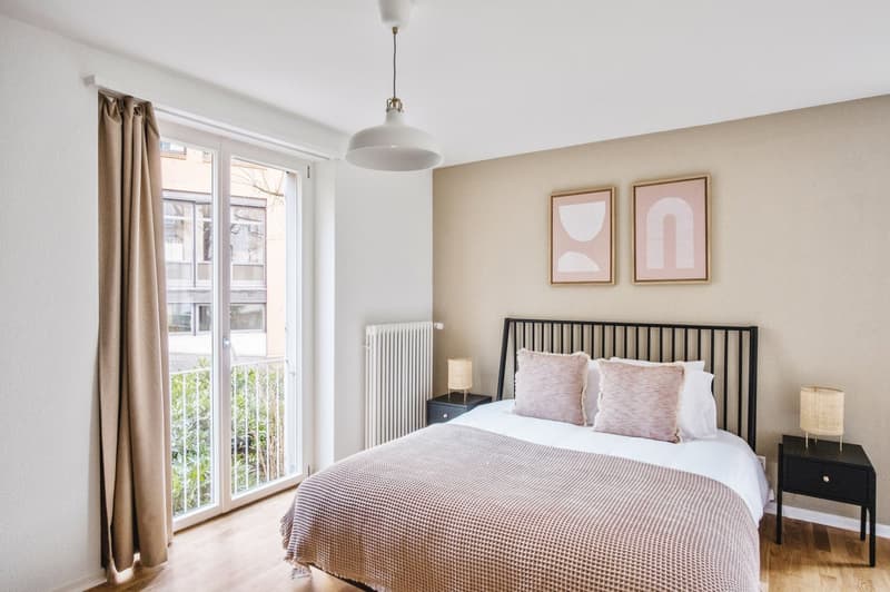 2.5 rooms in Oerlikon, close to the train station, fully furnished, flexible rental period, instant booking (7)