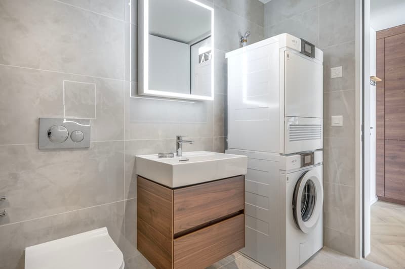 Quiet Wiedikon 2.5 rooms with basement and W/T, close to S-Bahn Markt, via Blueground (13)