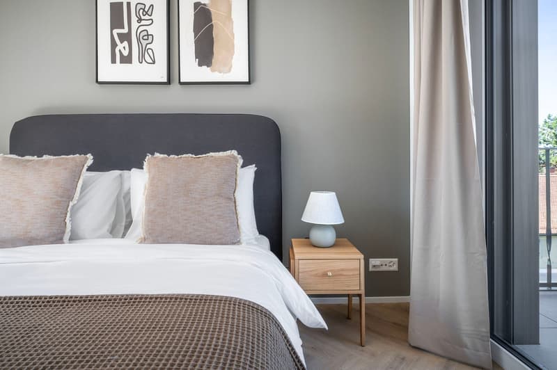 Quiet Wiedikon 2.5 rooms with basement and W/T, close to S-Bahn Markt, via Blueground (11)