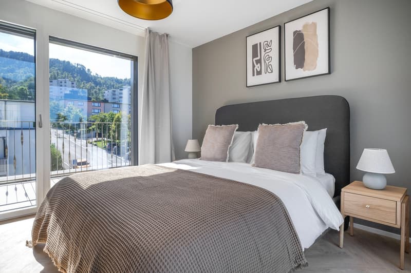 Quiet Wiedikon 2.5 rooms with basement and W/T, close to S-Bahn Markt, via Blueground (10)