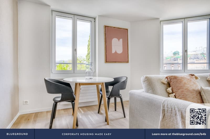 2.5 rooms in Weinegg, 10 minutes from Seefeld, fully furnished, flexible rental period (4)