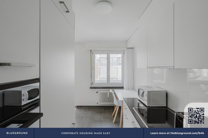 Sonniges Iselin 3.5 ZW mit Keller,, 1 Min. zum Markt, by Blueground (9)