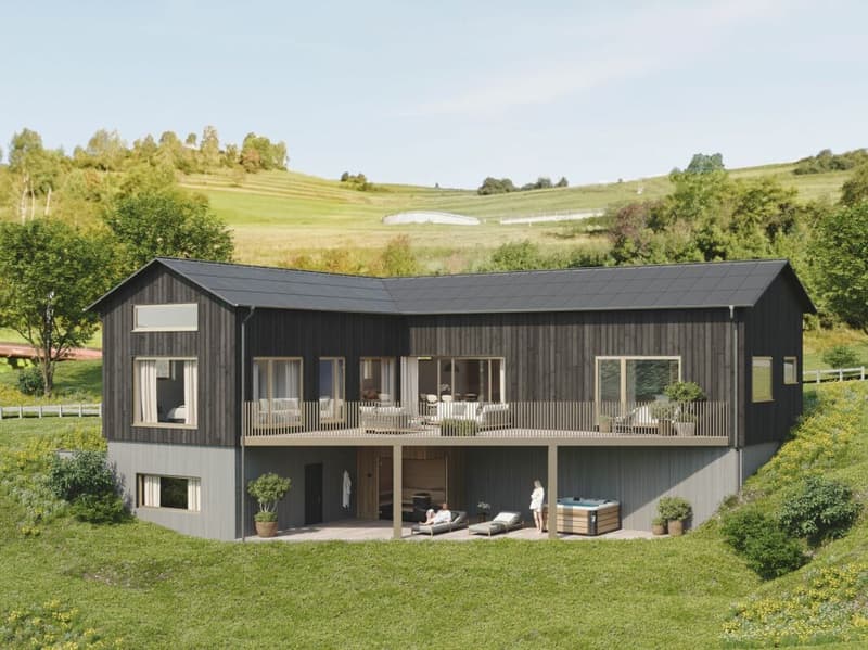 Habiter où les autres passent leurs vacances. Chalet moderne de 5,5 pièces (2)