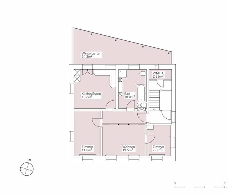 3.5 Zimmer Wohnung mit verglaster Terrasse (5)