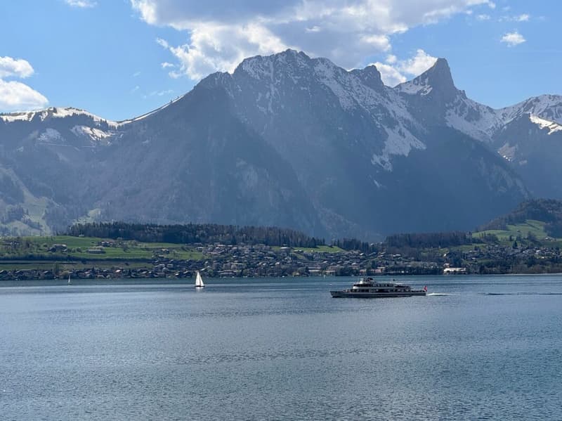 Aussicht Stockhornkette