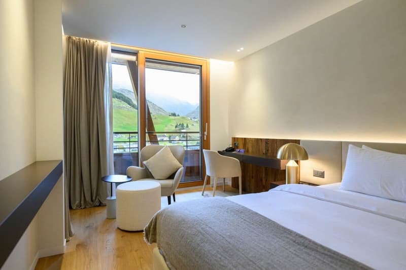 Schlafzimmer mit Zugang Terrasse