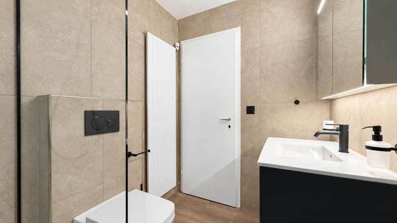 Wohnen mit See- und Bergsicht - 3½ Zimmer mit grossem Balkon in Gunten (12)