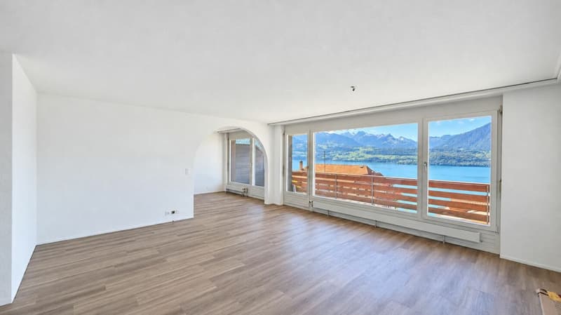 Wohnen mit See- und Bergsicht - 3½ Zimmer mit grossem Balkon in Gunten (9)